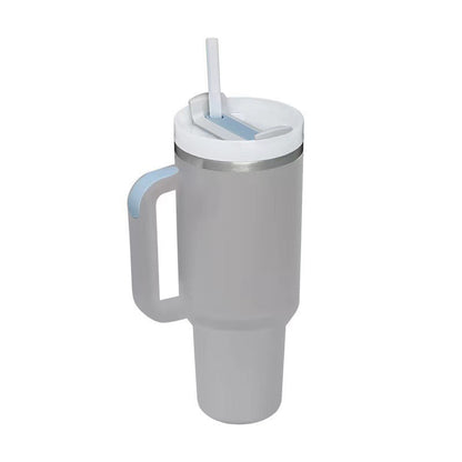 40oz Stainless Steel Tumbler with Handle Lid and Straw | It Can Keep Things Warm or Cold