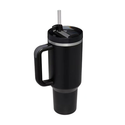 40oz Stainless Steel Tumbler with Handle Lid and Straw | It Can Keep Things Warm or Cold