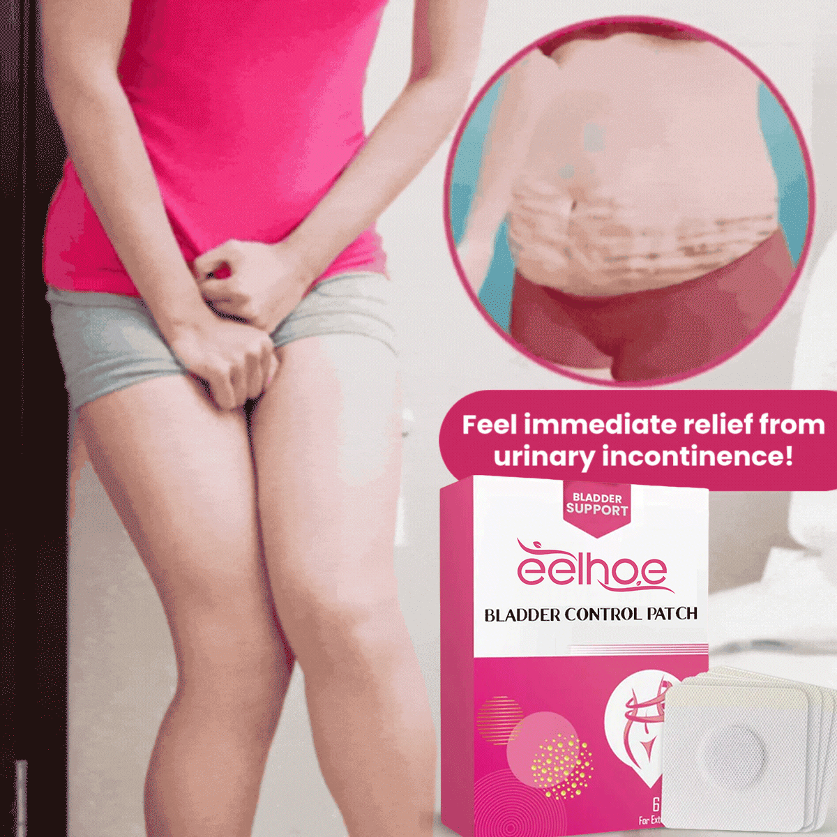 Bladder Control Patch | Treats Urinary Incontinence Immediately – Proven Effective from the Very First Use!