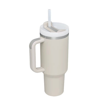 40oz Stainless Steel Tumbler with Handle Lid and Straw | It Can Keep Things Warm or Cold