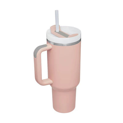 40oz Stainless Steel Tumbler with Handle Lid and Straw | It Can Keep Things Warm or Cold