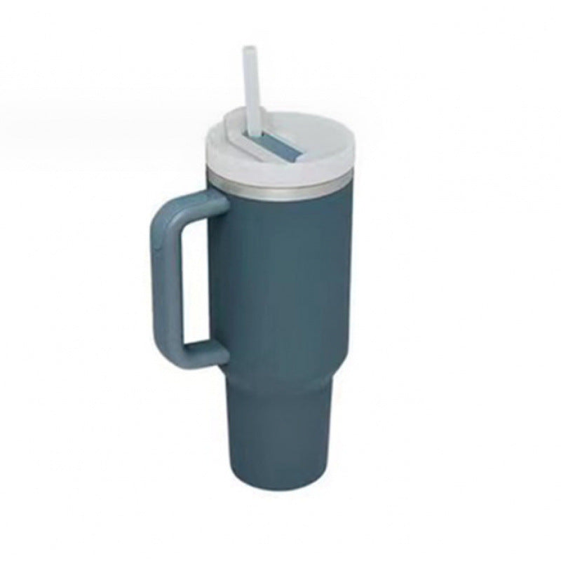 40oz Stainless Steel Tumbler with Handle Lid and Straw | It Can Keep Things Warm or Cold