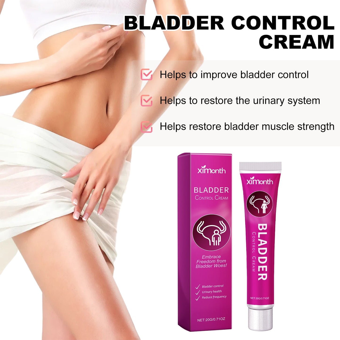Bladder Control Cream For Wome | Cream Bladder Tightening Cream